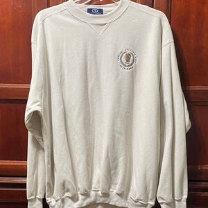 Vantage Cream Vintage Men's Sweatshirt size XL